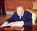 Président italien Carlo Azeglio Ciampi